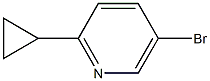 5-BroMo-2-cyclopropyl-pyridine 结构式