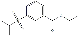 ethyl 3-(isopropylsulfonyl)benzoate 结构式