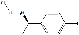 (R)-4-iodo-a-Methyl-BenzeneMethanaMine hydrochloride 结构式