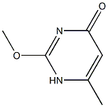 2-Methoxy-6-Methyl-1H-pyriMidin-4-one 结构式