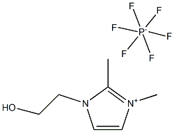 1,2-二甲基-3-羟乙基咪唑六氟磷酸盐 结构式