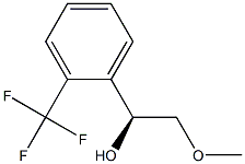 (S)-2-Methoxy-1-(2-(trifluoroMethyl)phenyl)ethanol 结构式