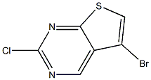 5-broMo-2-chlorothieno[2,3-d]pyriMidine 结构式