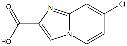 7-氯咪唑[1,2-A]吡啶-2-甲酸 结构式