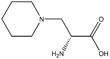 3-(1-PIPERIDINYL)-D-ALANINE ;(S)-2-AMINO-3-(PIPERIDIN-1-YL)PROPANOIC ACID 结构式