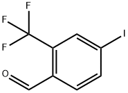 4-碘-2-三氟甲基苯甲醛 结构式