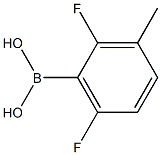 2,6-Difluoro-3-methylphenylboronic acid 结构式