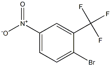 2-溴-5-硝基三氟甲基苯 结构式