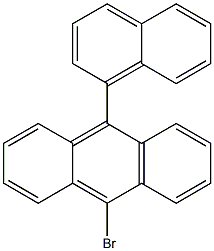 10 -溴- 9 -(萘基)蒽 结构式