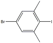 2,6-二甲基-4-溴碘苯 结构式