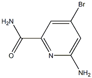 6-aMino-4-broMopicolinaMide 结构式