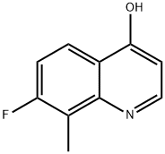 7-fluoro-8-Methylquinolin-4(1H)-one 结构式