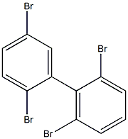 2,2',5,6'-Tetrabromobiphenyl 100 μg/mL in Hexane 结构式