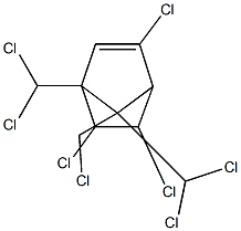 3,5-exo,6-endo,8,9,9,10,10-Octachlorobornene 5 μg/mL in iso-Octane CERTAN 结构式