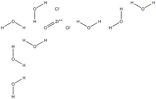 Zirconyl chloride octahydrate, 99.99% 结构式