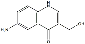 6-aMino-3-(hydroxyMethyl)quinolin-4(1H)-one 结构式