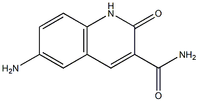 6-aMino-2-oxo-1,2-dihydroquinoline-3-carboxaMide 结构式