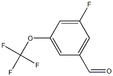 5-氟-3-三氟甲氧基苯甲醛 结构式