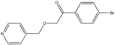 1-(4-broMophenyl)-2-(pyridin-4-ylMethoxy)ethanone 结构式