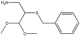 2-(benzylthio)-3,3-diMethoxypropan-1-aMine 结构式