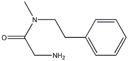 2-aMino-N-Methyl-N-phenethylacetaMide 结构式