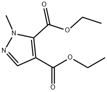 二乙基 1-甲基-1H-吡唑-4,5-二甲酸基酯 结构式