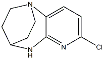 5-Chloro-1,6,8-triaza-tricyclo[7.2.2.02,7]trideca-2,4,6-triene 结构式