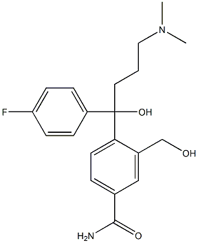 艾司西酞普兰杂质 (K) 结构式