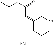 (Z)-2-(哌啶-3-亚基)乙酸乙酯将盐酸盐 结构式