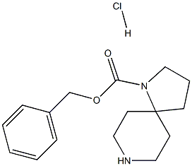 1-CBZ-1,8-二氮杂螺[4.5]癸烷盐酸盐 结构式