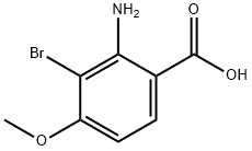 2-aMino-3-broMo-4-Methoxybenzoic acid 结构式