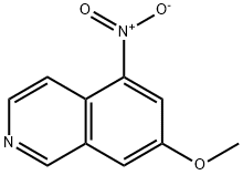 7-Methoxy-5-nitroisoquinoline 结构式