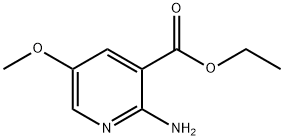 Ethyl 2-aMino-5-Methoxynicotinate 结构式