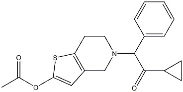 无氟普拉格雷 结构式