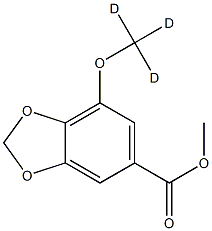 Methyl 7-(Methoxy-d3)
benzo[d][1,3]dioxole-5-carboxylate 结构式