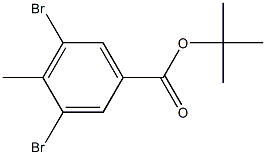 tert-butyl 3,5-dibroMo-4-Methylbenzoate 结构式