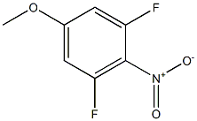 3,5-二氟-4-硝基苯甲醚 结构式