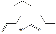 5-氧代-2,2-二丙基戊酸 结构式