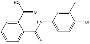 2-(4-溴-3-甲基苯氨基甲酰)苯甲酸,97% 结构式