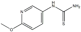 N-(6-甲氧基-3-吡啶基)硫代尿,97% 结构式