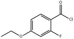4-乙氧基-2-氟苯甲酰氯 结构式