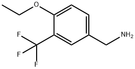 4-乙氧基-3-(三氟甲基)苄基胺 结构式