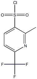 2-甲基-6-(三氟甲基)吡啶-3-磺酰氯 结构式