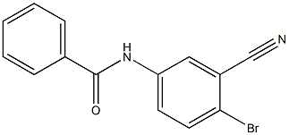 N-(4-broMo-3-cyanophenyl)benzaMide 结构式