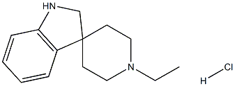 1'-ethylspiro[indoline-3,4'-piperidine] hydrochloride 结构式