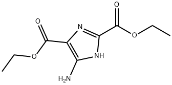 4-氨基-1H-咪唑-2,5-二甲酸二乙酯 结构式