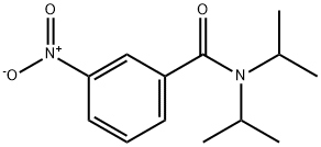 N,N-二异丙基-3-硝基苯甲酰胺 结构式