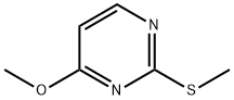 2-甲硫基-4-甲氧基嘧啶 结构式