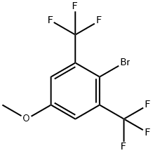 4-溴-3,5-二三氟甲基苯甲醚 结构式