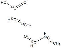 Acrolein-13C3/ ACRYLIC ACID (13C3) 结构式